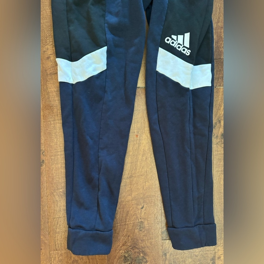 Adidas Essentials Mens Colorblock Sweatpants Sz M… - image 4